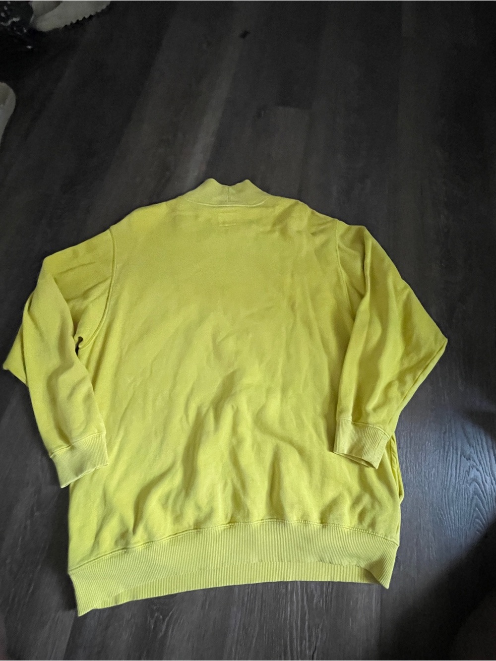 aerie Bright Yellow mock neck Sweater M
